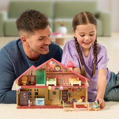 Bluey Celebration Home Birthday Set Play House with 2.5-Inch Figure