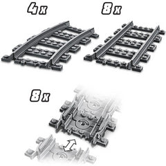 Lego City 60205 Train Tracks 20 Piece Extension Accessory Set
