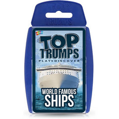 Top Trumps Cards Game - World Famous Ships