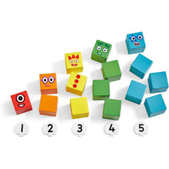 Learning Resources One to Five Wooden Blocks Montessori Math Toy