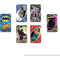 Uno Mattel Games Batman Card Game Deck & Special Rule