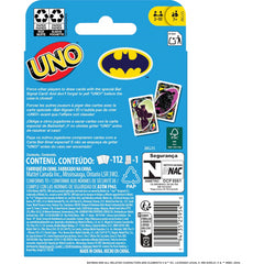 Uno Mattel Games Batman Card Game Deck & Special Rule