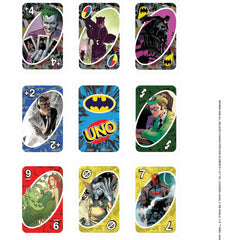 Uno Mattel Games Batman Card Game Deck & Special Rule
