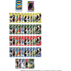 Uno Mattel Games Batman Card Game Deck & Special Rule