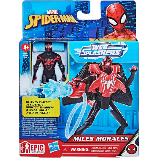 Marvel Epic Hero Series MILES MORALES Figure Spider-Man WEB SPLASHERS