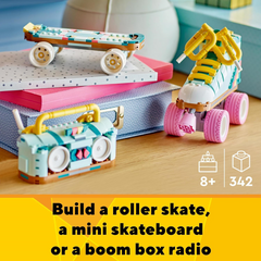 Lego Creator 31148 Retro Roller Skate 3 In 1 to Skateboard and Boombox