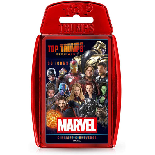 Top Trumps Cards Game - Marvel Cinematic Universe 30 Icons