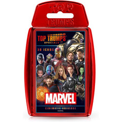 Top Trumps Cards Game - Marvel Cinematic Universe 30 Icons