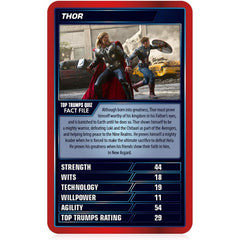 Top Trumps Cards Game - Marvel Cinematic Universe 30 Icons