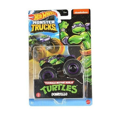 Hot Wheels Teenage Mutant Ninja Turtles TNMT Die-cast Monster Trucks Set of 4