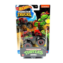 Hot Wheels Teenage Mutant Ninja Turtles TNMT Die-cast Monster Trucks Set of 4