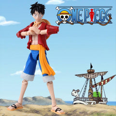 Bandai Anime Heroes Monkey D. Luffy One Piece 6.5-Inch Action Figure