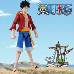 Bandai Anime Heroes Monkey D. Luffy One Piece 6.5-Inch Action Figure