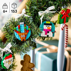 Lego Christmas Ornament Selection Seasonal Decoration