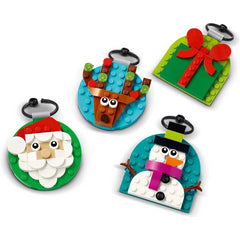 Lego Christmas Ornament Selection Seasonal Decoration