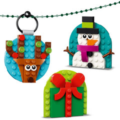 Lego Christmas Ornament Selection Seasonal Decoration