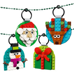 Lego Christmas Ornament Selection Seasonal Decoration