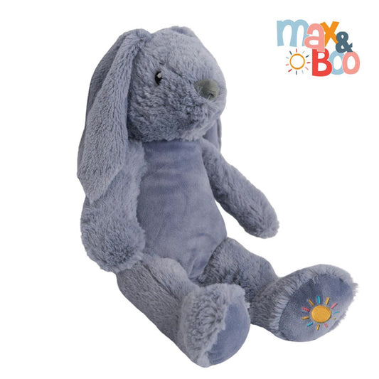 Max & Boo Soft Plush Bunny with Floppy Ears 40cm - Ocean