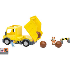Bluey Dump Truck Load Unload Hard-Hat Exclusive Muddy 2.5-Inch Bingo Figure