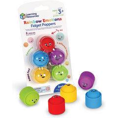 Learning Resources Rainbow Emotions Fidget Poppers SEL Sensory Toy