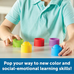 Learning Resources Rainbow Emotions Fidget Poppers SEL Sensory Toy