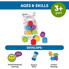 Learning Resources Rainbow Emotions Fidget Poppers SEL Sensory Toy