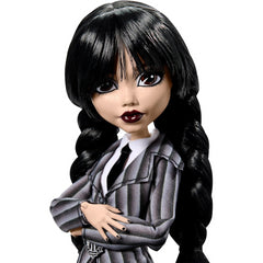 Monster High Wednesday Addams Doll with Nevermore Academy Uniform and Stand