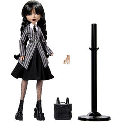 Monster High Wednesday Addams Doll with Nevermore Academy Uniform and Stand