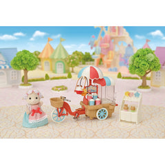 Sylvanian Families 5653 Popcorn Delivery Trike Dollhouse Playset and Doll