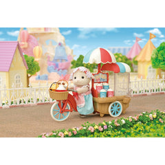 Sylvanian Families 5653 Popcorn Delivery Trike Dollhouse Playset and Doll