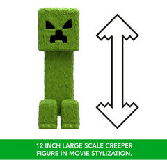 A Minecraft Movie Creeper 12-Inch Large Character Action Figure