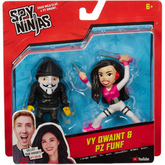 Spy Ninjas Vy Qwaint & PZ Funf Action Figure Twin Pack