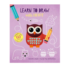 Learn to Draw with Hoot Step-by-Step Drawing Book