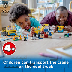 Lego City 60391 Construction Trucks and Wrecking Ball Crane Set