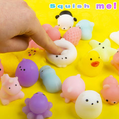 Abeec 24 Mini Squishies Sensory Toy Set for Kids