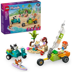 Lego Friends 42641 Surfing Dogs And Scooter Adventure & 2 Dolls Playset