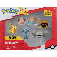 Pokemon Battle 2-Inch Figures Multi-Pack of 6