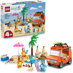 Lego Bluey Bluey's Beach & Family Car Trip