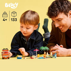 Lego Bluey Bluey's Beach & Family Car Trip