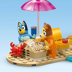 Lego Bluey Bluey's Beach & Family Car Trip