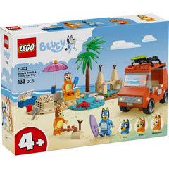 Lego Bluey Bluey's Beach & Family Car Trip