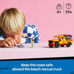 Lego City 60453 Lifeguard Beach Rescue Truck Building Playset