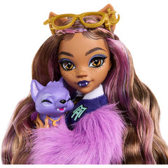 Monster High Clawdeen Wolf Core Doll with Pet Dog Crescent