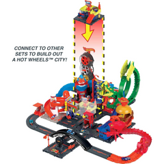 Hot Wheels City Downtown Express Car Wash Playset and Toy Car