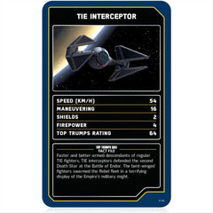 Top Trumps Cards Game - Star Wars Starships