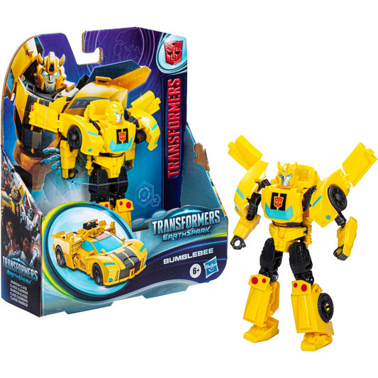 Transformers Earthspark Bumblebee Warrior Class Action Figure