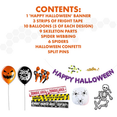 Abeec Halloween Party Decoration Kit Complete Spooky Decor Pack