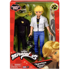 Miraculous Cat Noir Teen Superhero Fashion Doll 2 Outfits 10-Inch Fashion Doll