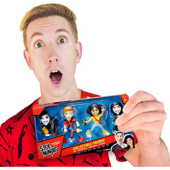 Spy Ninjas 4 Pack 3" Figure Toy (PZ2/CHAD/REGINA/PZ SQUIRE)