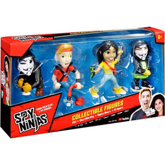 Spy Ninjas 4 Pack 3" Figure Toy (PZ2/CHAD/REGINA/PZ SQUIRE)